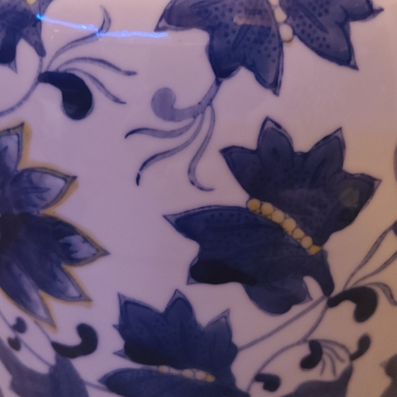 💙🤍 Large, 14" tall x 9" wide Grandmillennial - Picture 5 of 6